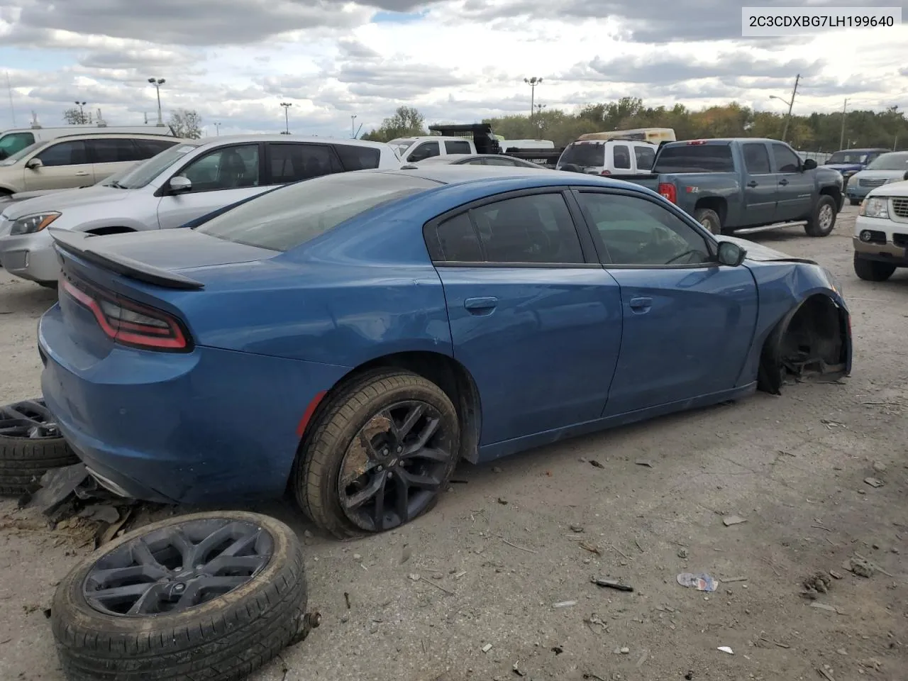 2020 Dodge Charger Sxt VIN: 2C3CDXBG7LH199640 Lot: 76038584