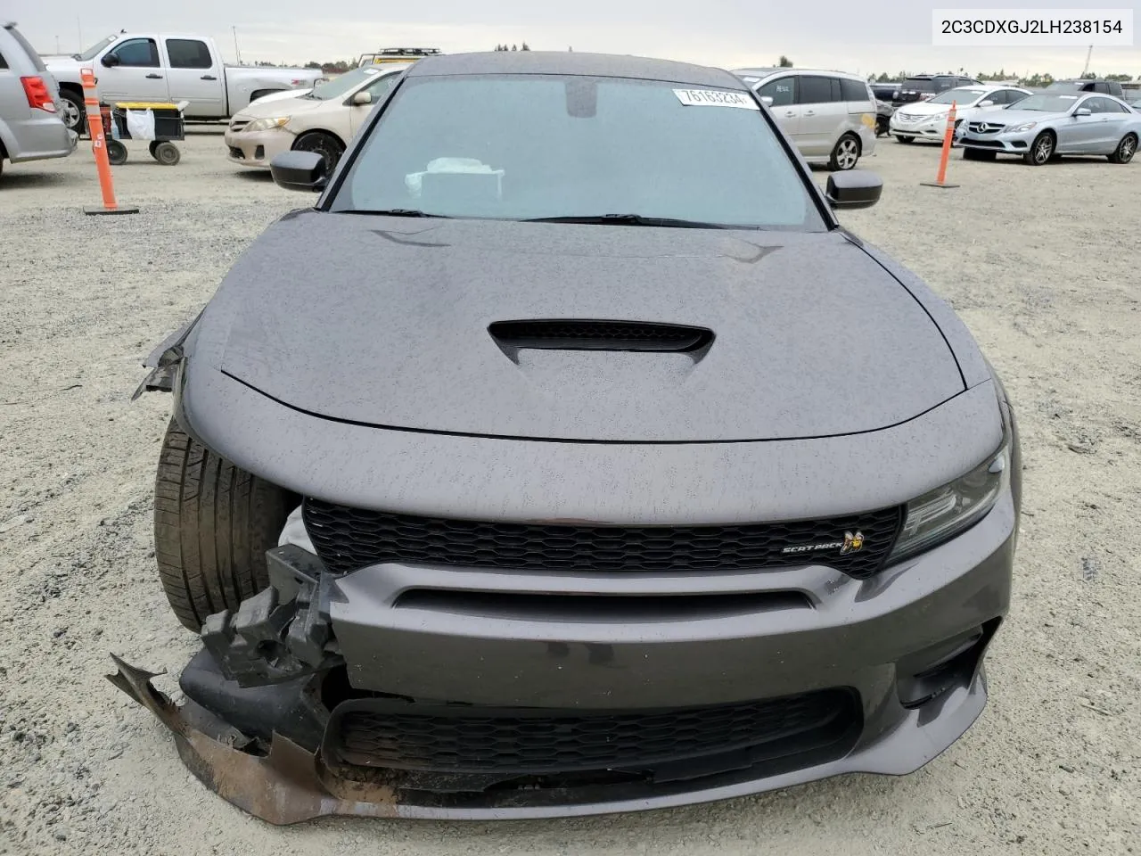 2020 Dodge Charger Scat Pack VIN: 2C3CDXGJ2LH238154 Lot: 76163234