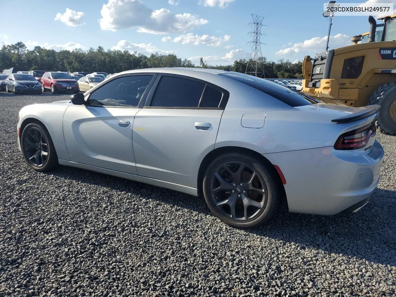 2020 Dodge Charger Sxt VIN: 2C3CDXBG3LH249577 Lot: 76175654