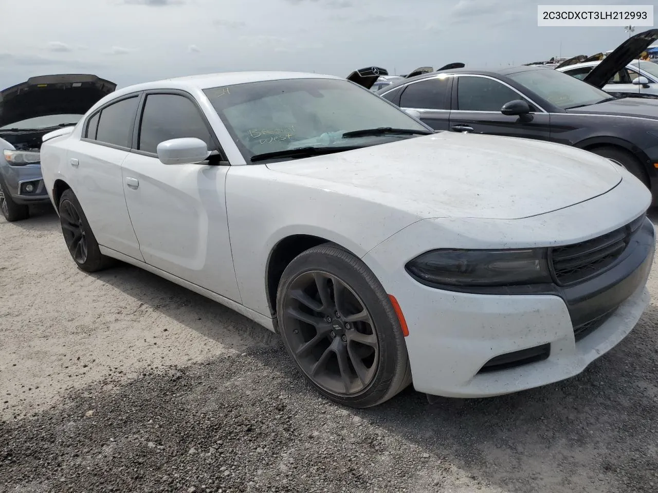 2020 Dodge Charger R/T VIN: 2C3CDXCT3LH212993 Lot: 76414564