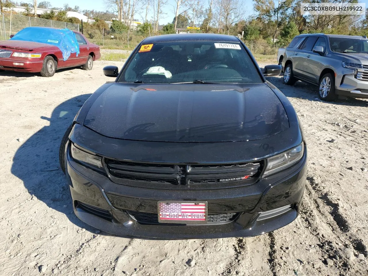 2020 Dodge Charger Sxt VIN: 2C3CDXBG9LH219922 Lot: 76491784