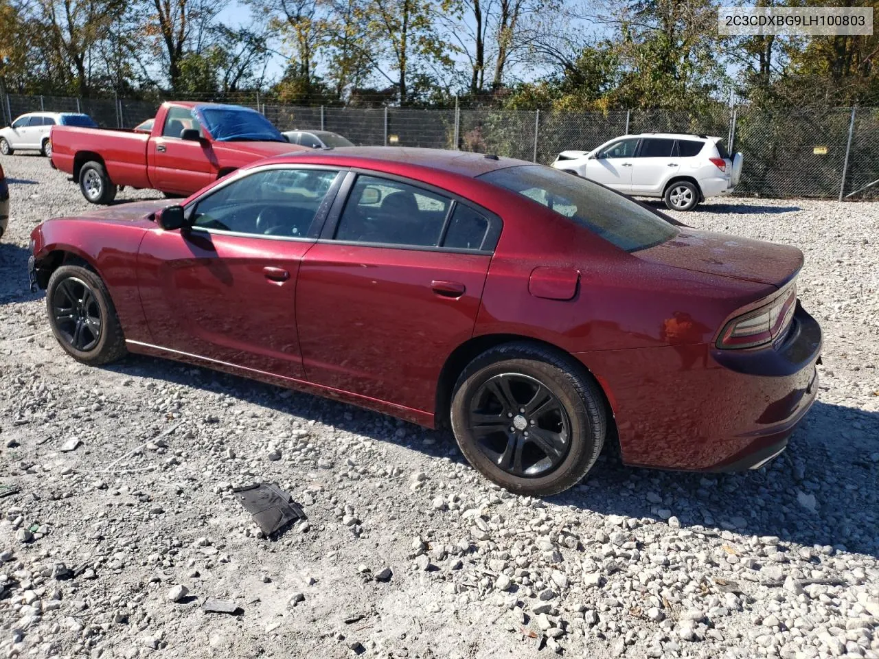 2020 Dodge Charger Sxt VIN: 2C3CDXBG9LH100803 Lot: 76528674