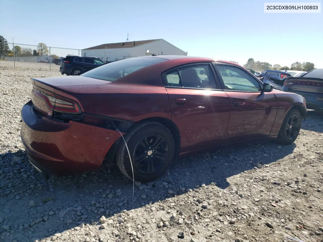 2020 Dodge Charger Sxt VIN: 2C3CDXBG9LH100803 Lot: 76528674