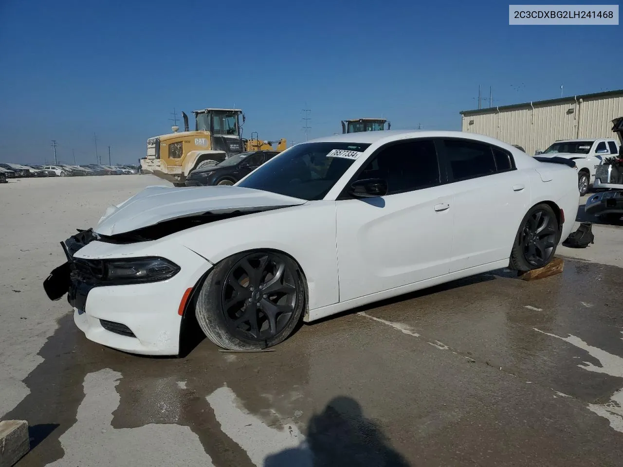 2020 Dodge Charger Sxt VIN: 2C3CDXBG2LH241468 Lot: 76577334