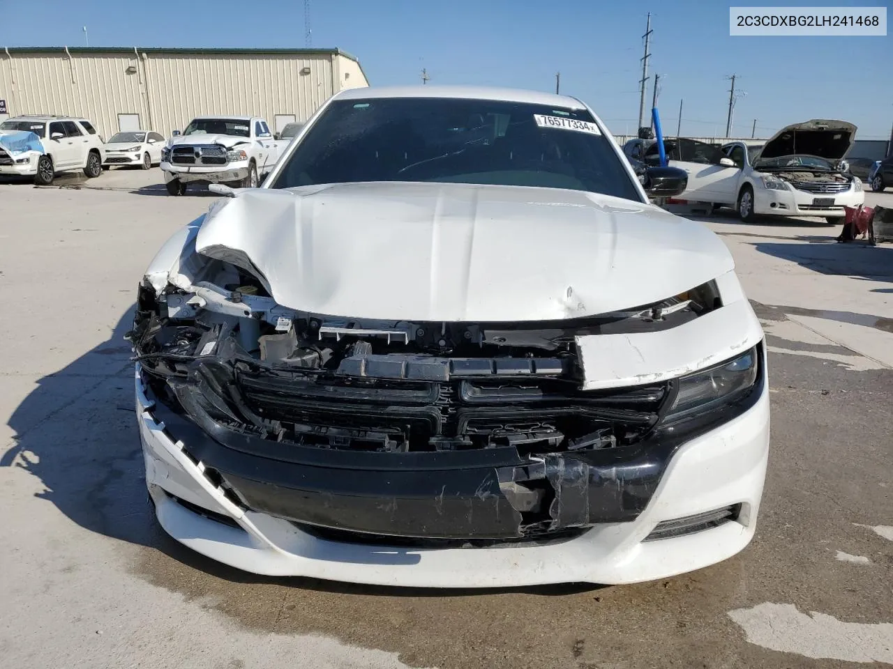 2020 Dodge Charger Sxt VIN: 2C3CDXBG2LH241468 Lot: 76577334