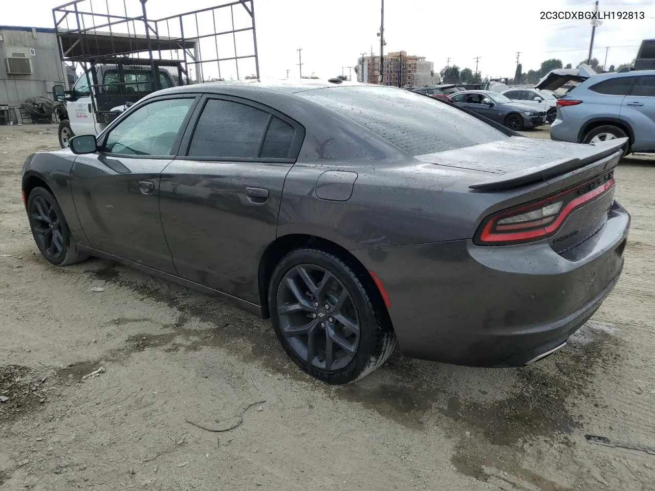 2020 Dodge Charger Sxt VIN: 2C3CDXBGXLH192813 Lot: 76581234