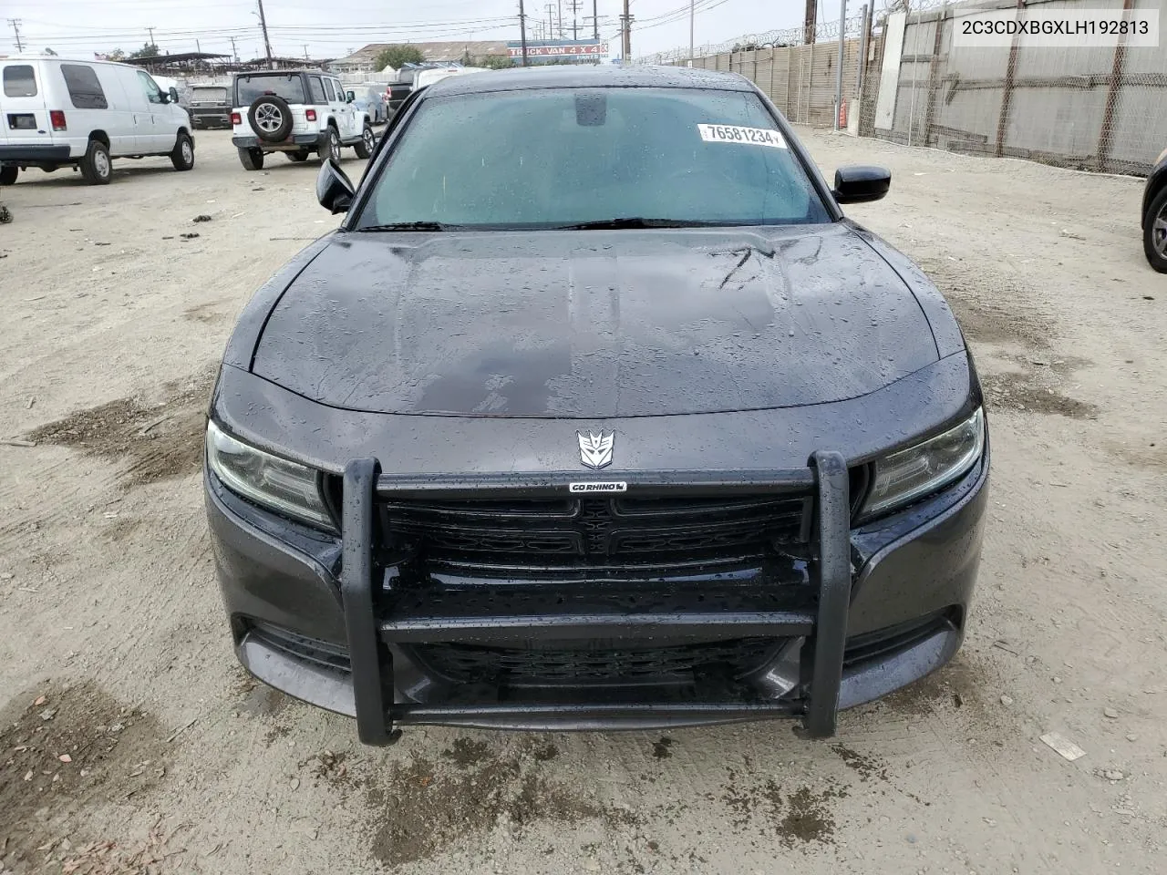 2020 Dodge Charger Sxt VIN: 2C3CDXBGXLH192813 Lot: 76581234