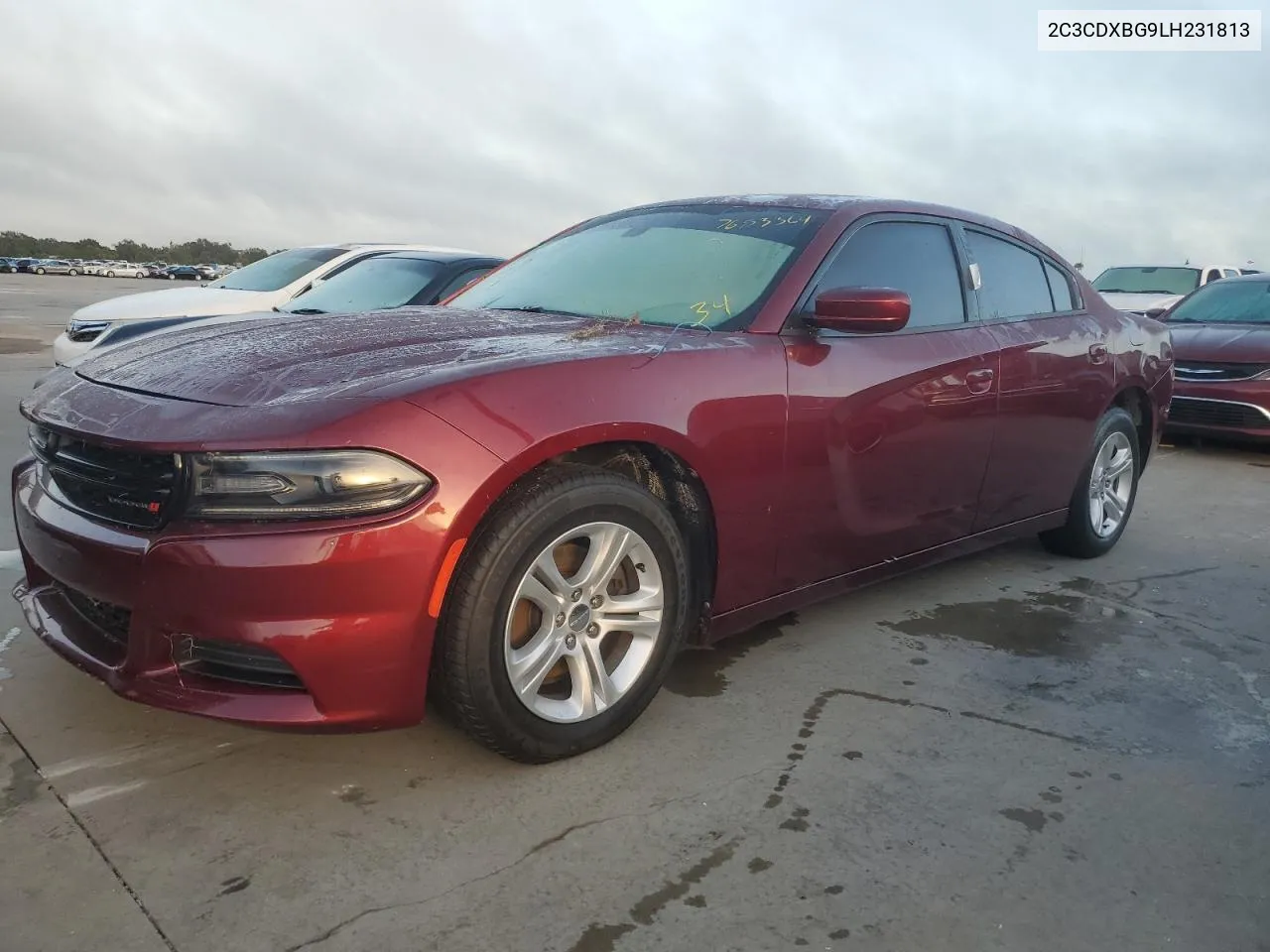 2020 Dodge Charger Sxt VIN: 2C3CDXBG9LH231813 Lot: 76833364