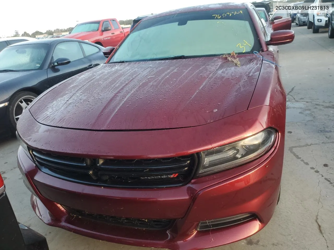 2020 Dodge Charger Sxt VIN: 2C3CDXBG9LH231813 Lot: 76833364