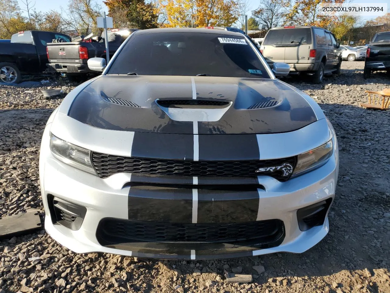 2020 Dodge Charger Srt Hellcat VIN: 2C3CDXL97LH137994 Lot: 76944584