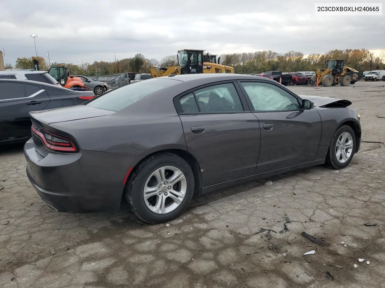 2020 Dodge Charger Sxt VIN: 2C3CDXBGXLH240665 Lot: 76987624