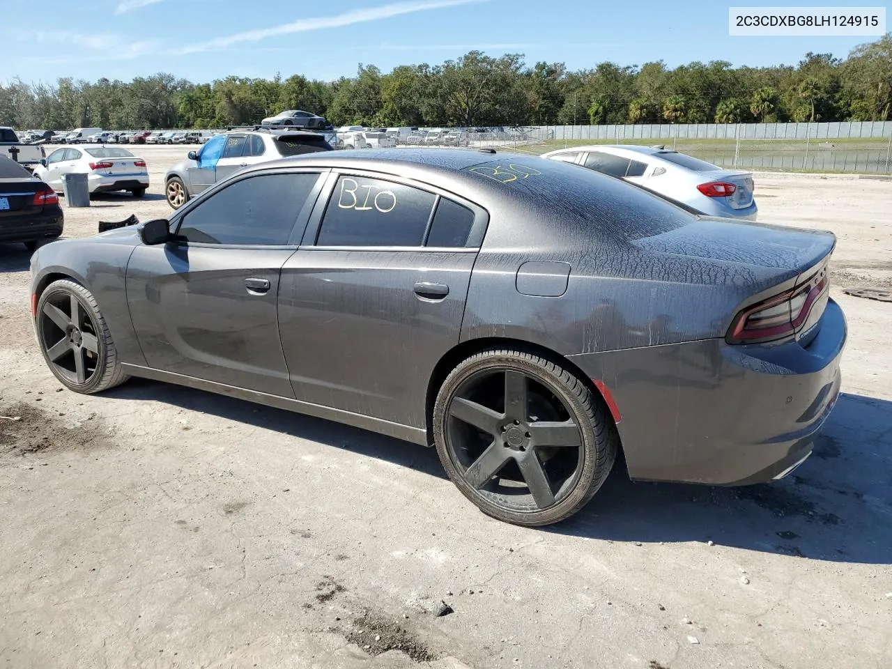 2020 Dodge Charger Sxt VIN: 2C3CDXBG8LH124915 Lot: 77133854