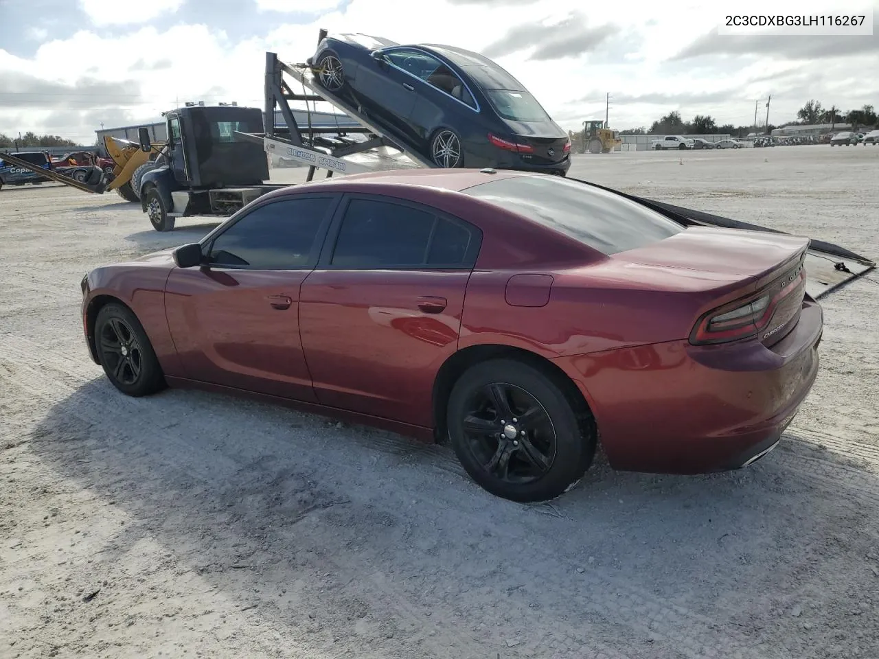 2020 Dodge Charger Sxt VIN: 2C3CDXBG3LH116267 Lot: 77141154