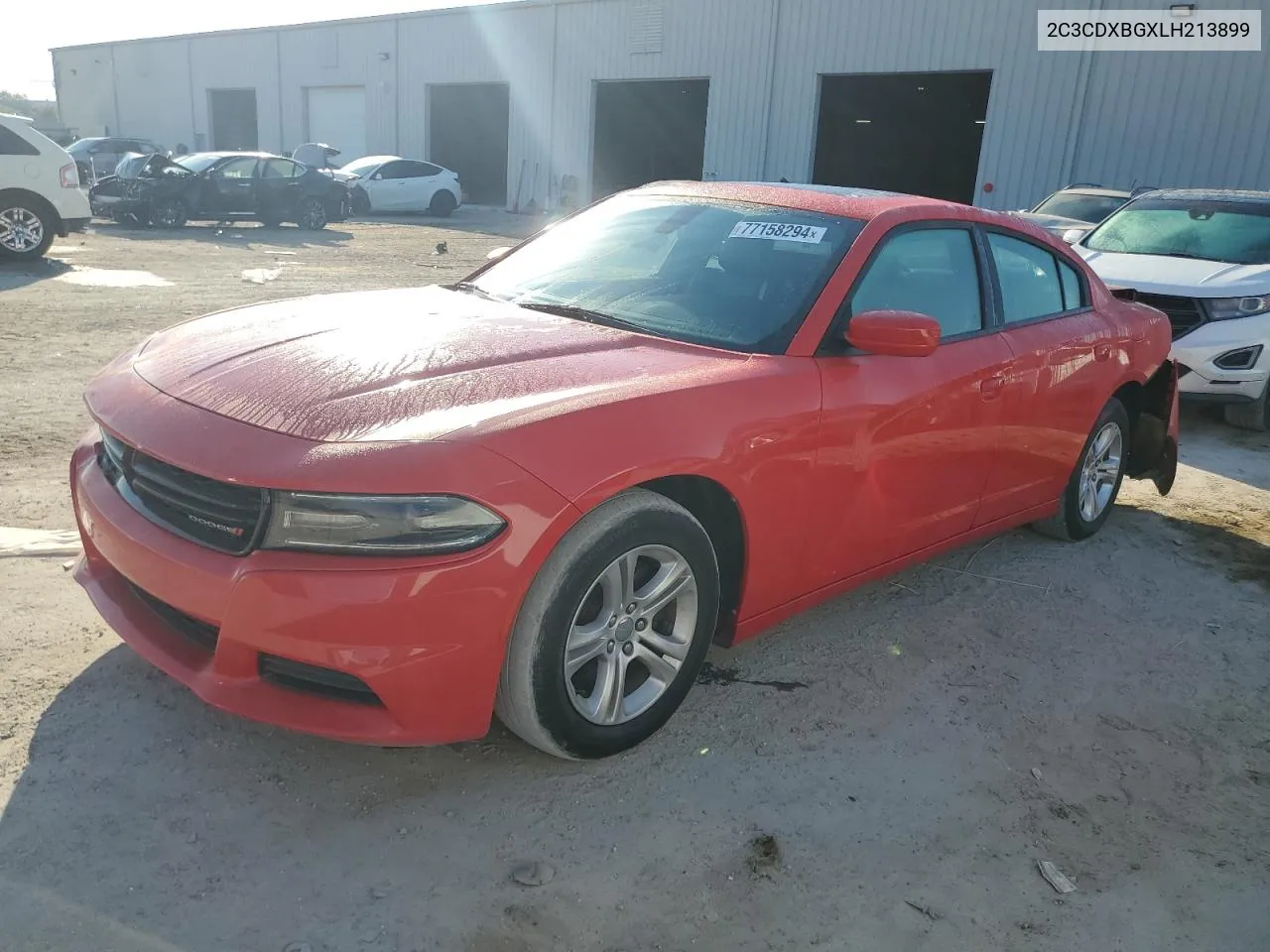 2020 Dodge Charger Sxt VIN: 2C3CDXBGXLH213899 Lot: 77158294