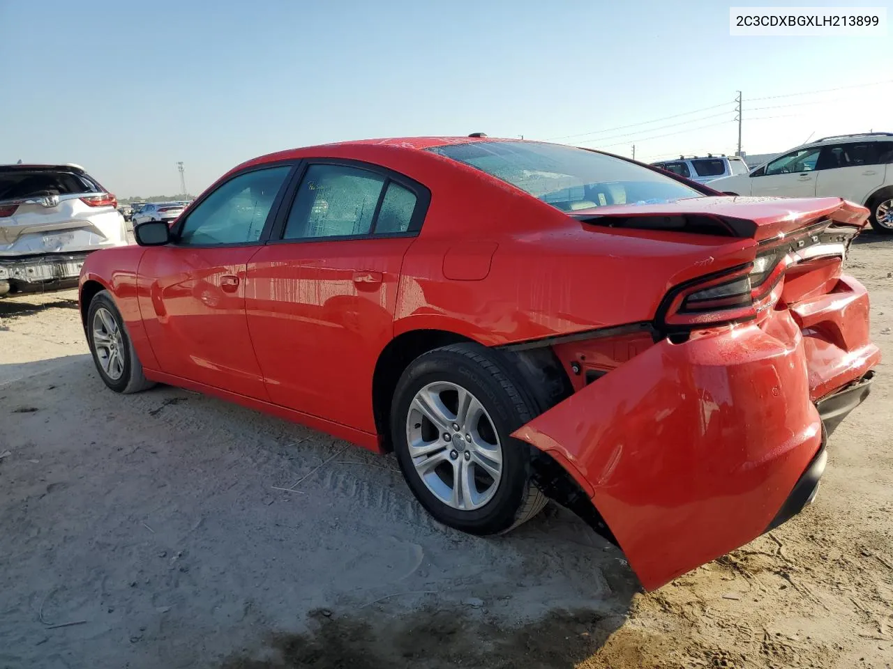 2020 Dodge Charger Sxt VIN: 2C3CDXBGXLH213899 Lot: 77158294