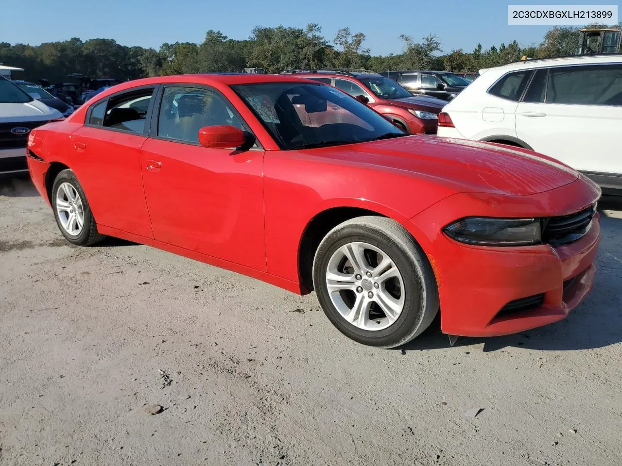 2020 Dodge Charger Sxt VIN: 2C3CDXBGXLH213899 Lot: 77158294