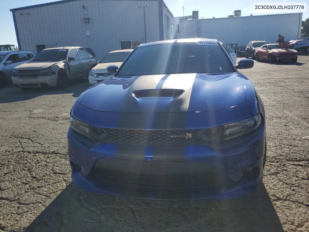 2020 Dodge Charger Scat Pack VIN: 2C3CDXGJ2LH237778 Lot: 77233654