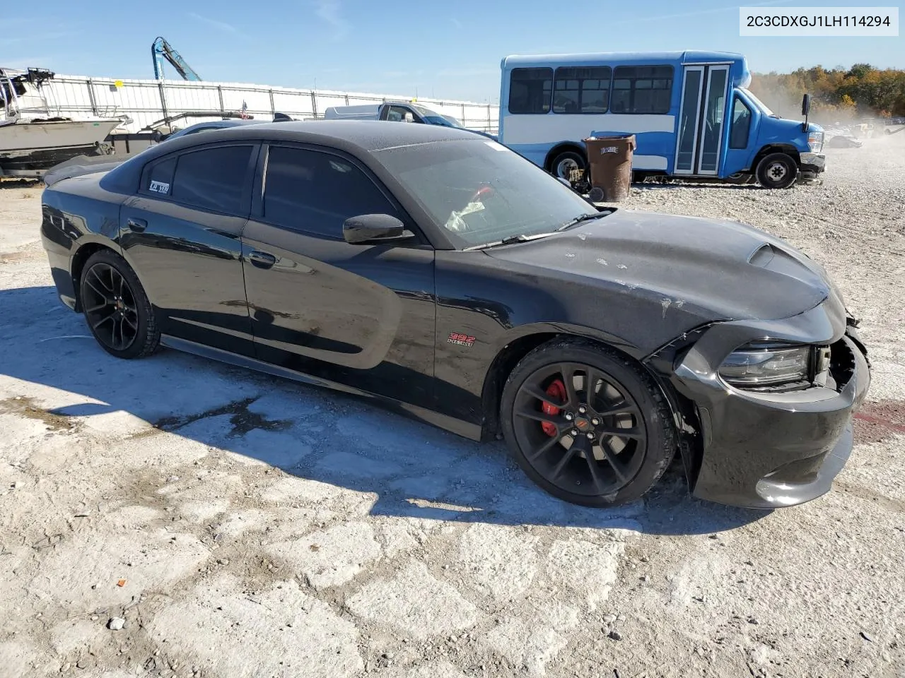 2020 Dodge Charger Scat Pack VIN: 2C3CDXGJ1LH114294 Lot: 77257164