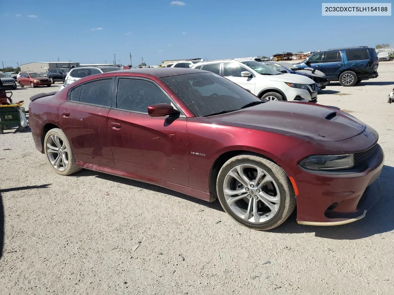 2020 Dodge Charger R/T VIN: 2C3CDXCT5LH154188 Lot: 77605674