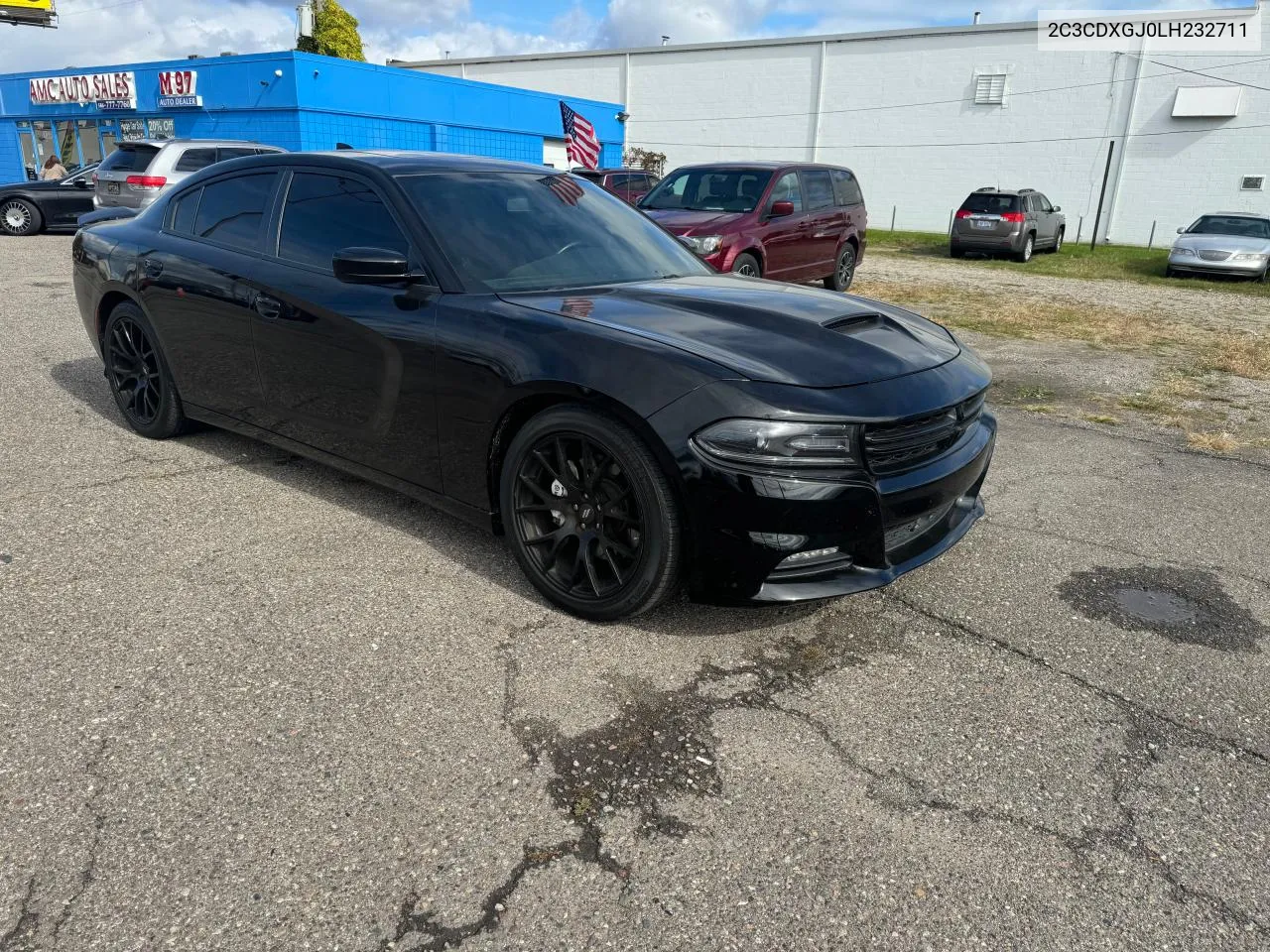 2020 Dodge Charger Scat Pack VIN: 2C3CDXGJ0LH232711 Lot: 77670534