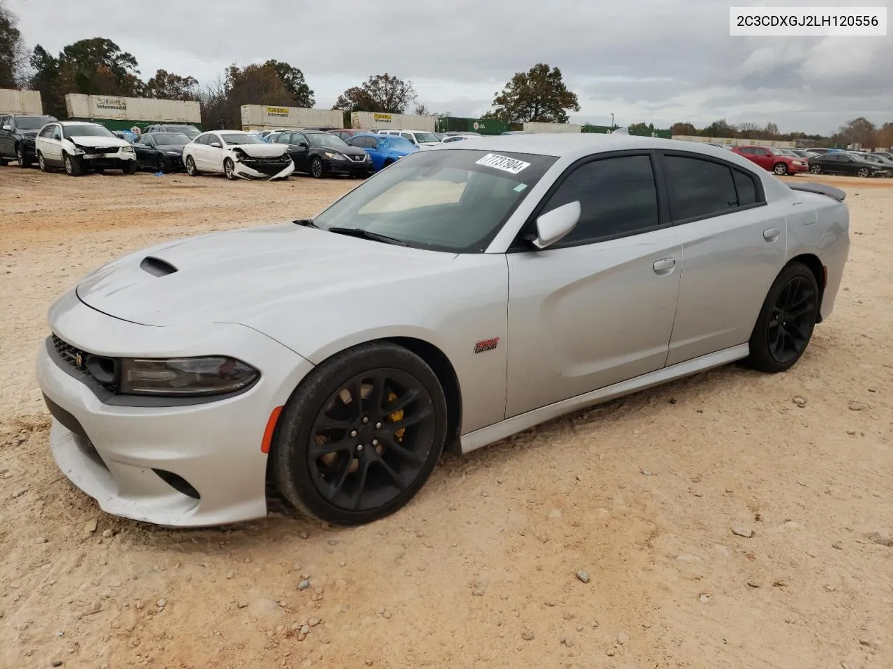 2020 Dodge Charger Scat Pack VIN: 2C3CDXGJ2LH120556 Lot: 77737904