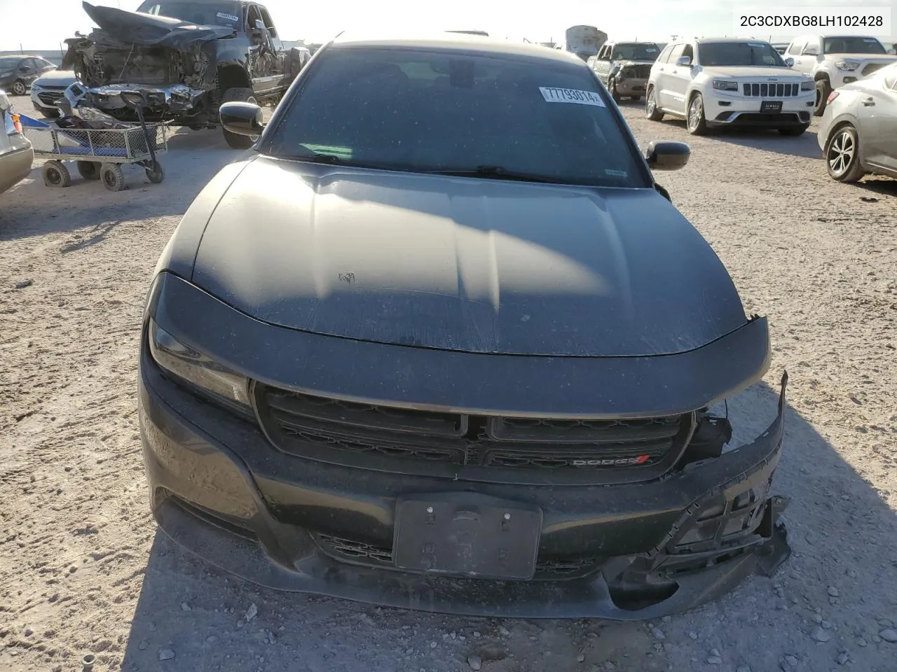 2020 Dodge Charger Sxt VIN: 2C3CDXBG8LH102428 Lot: 77793014