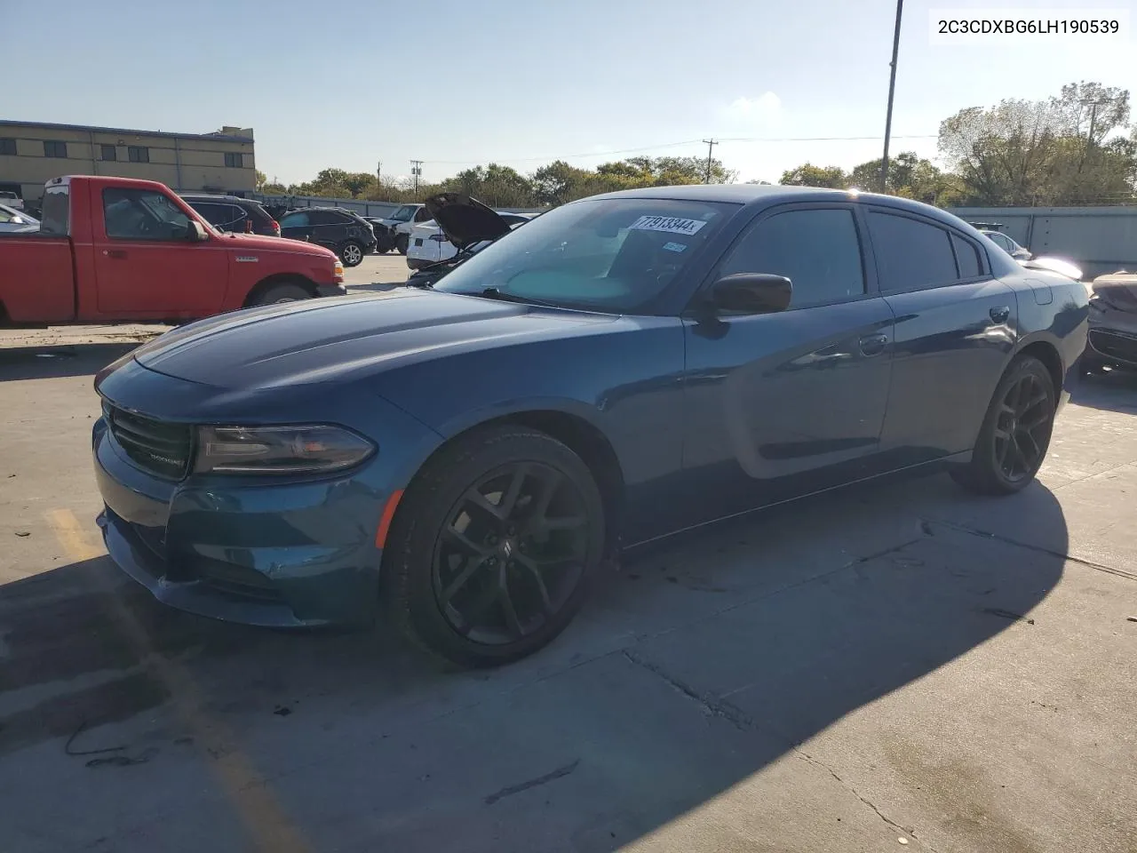 2020 Dodge Charger Sxt VIN: 2C3CDXBG6LH190539 Lot: 77913344