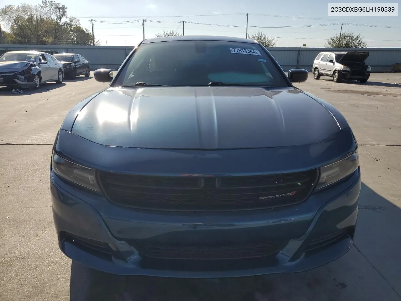 2020 Dodge Charger Sxt VIN: 2C3CDXBG6LH190539 Lot: 77913344