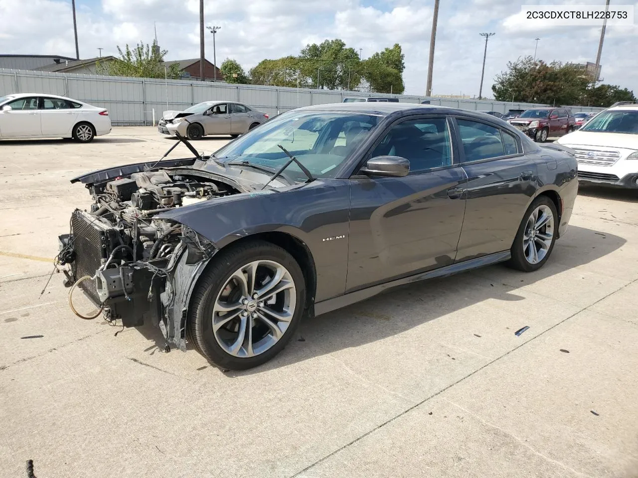 2020 Dodge Charger R/T VIN: 2C3CDXCT8LH228753 Lot: 78075164