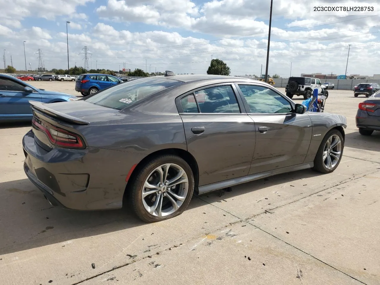 2020 Dodge Charger R/T VIN: 2C3CDXCT8LH228753 Lot: 78075164