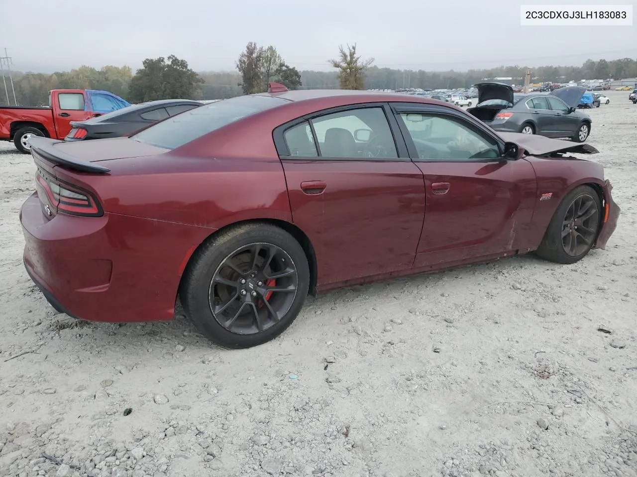 2020 Dodge Charger Scat Pack VIN: 2C3CDXGJ3LH183083 Lot: 78468684