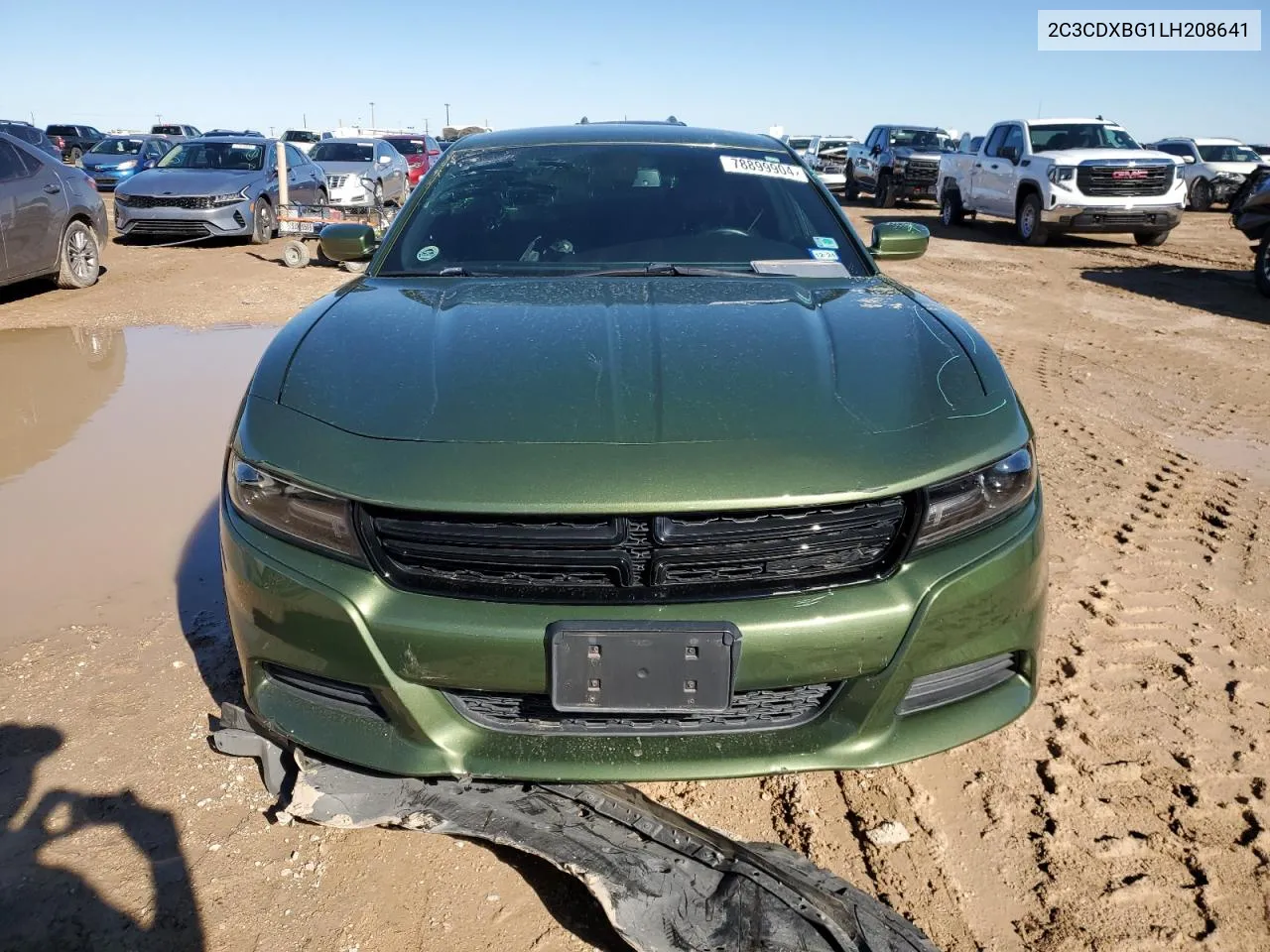 2020 Dodge Charger Sxt VIN: 2C3CDXBG1LH208641 Lot: 78899904