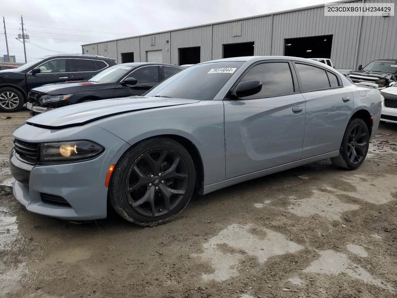 2020 Dodge Charger Sxt VIN: 2C3CDXBG1LH234429 Lot: 79514044