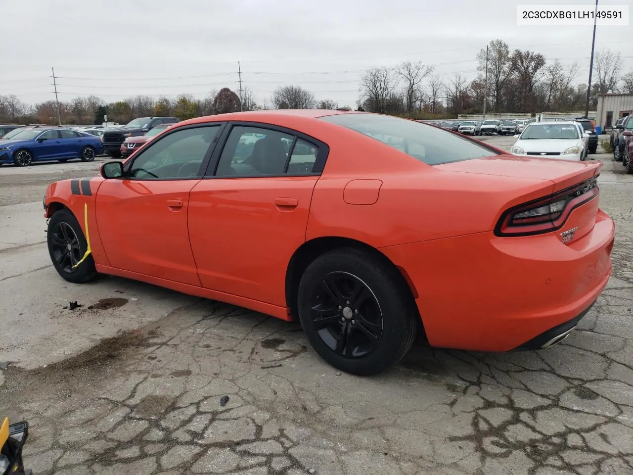 2020 Dodge Charger Sxt VIN: 2C3CDXBG1LH149591 Lot: 80158684