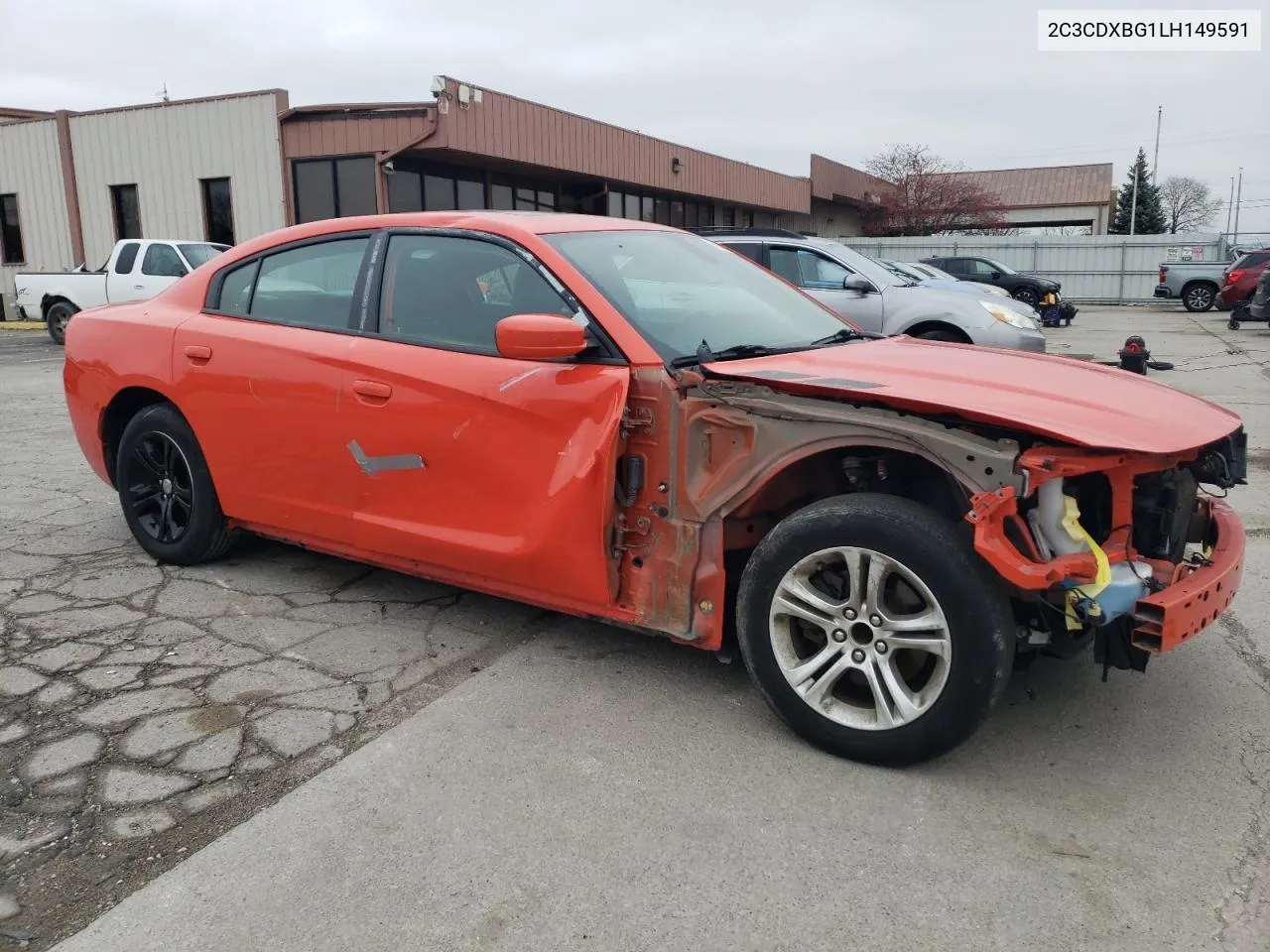 2020 Dodge Charger Sxt VIN: 2C3CDXBG1LH149591 Lot: 80158684