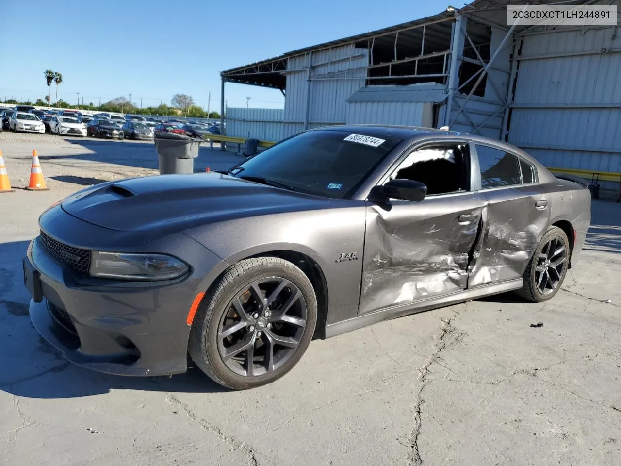 2020 Dodge Charger R/T VIN: 2C3CDXCT1LH244891 Lot: 80978244