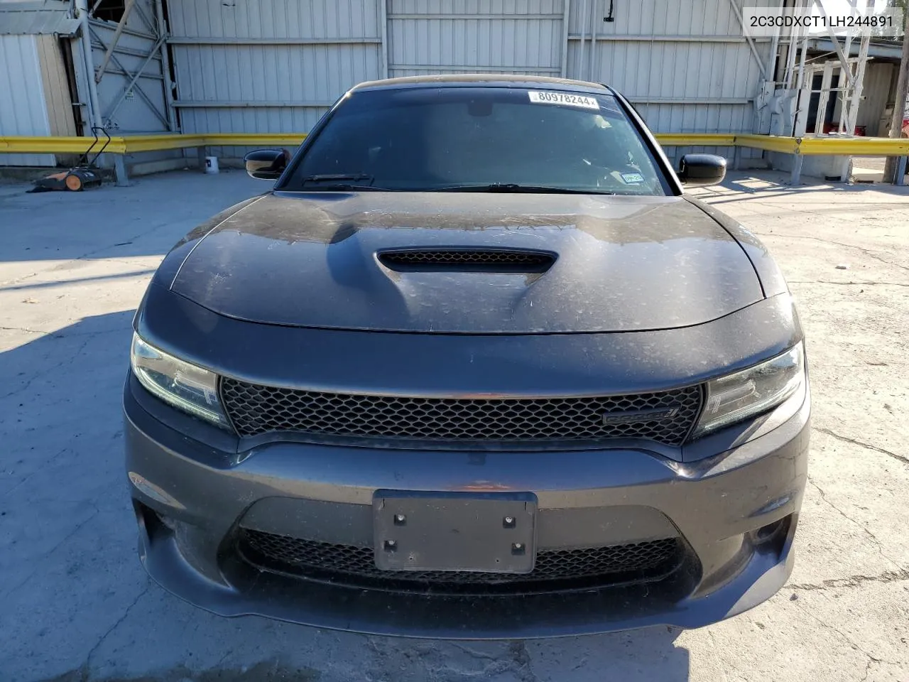 2020 Dodge Charger R/T VIN: 2C3CDXCT1LH244891 Lot: 80978244