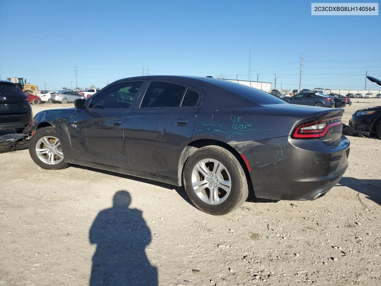 2020 Dodge Charger Sxt VIN: 2C3CDXBG8LH140564 Lot: 81532784