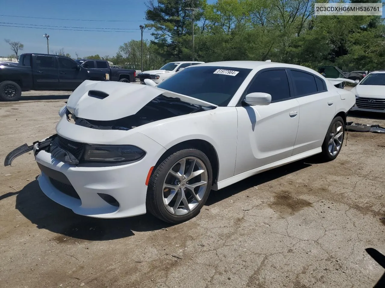 2021 Dodge Charger Gt VIN: 2C3CDXHG6MH536761 Lot: 51977904