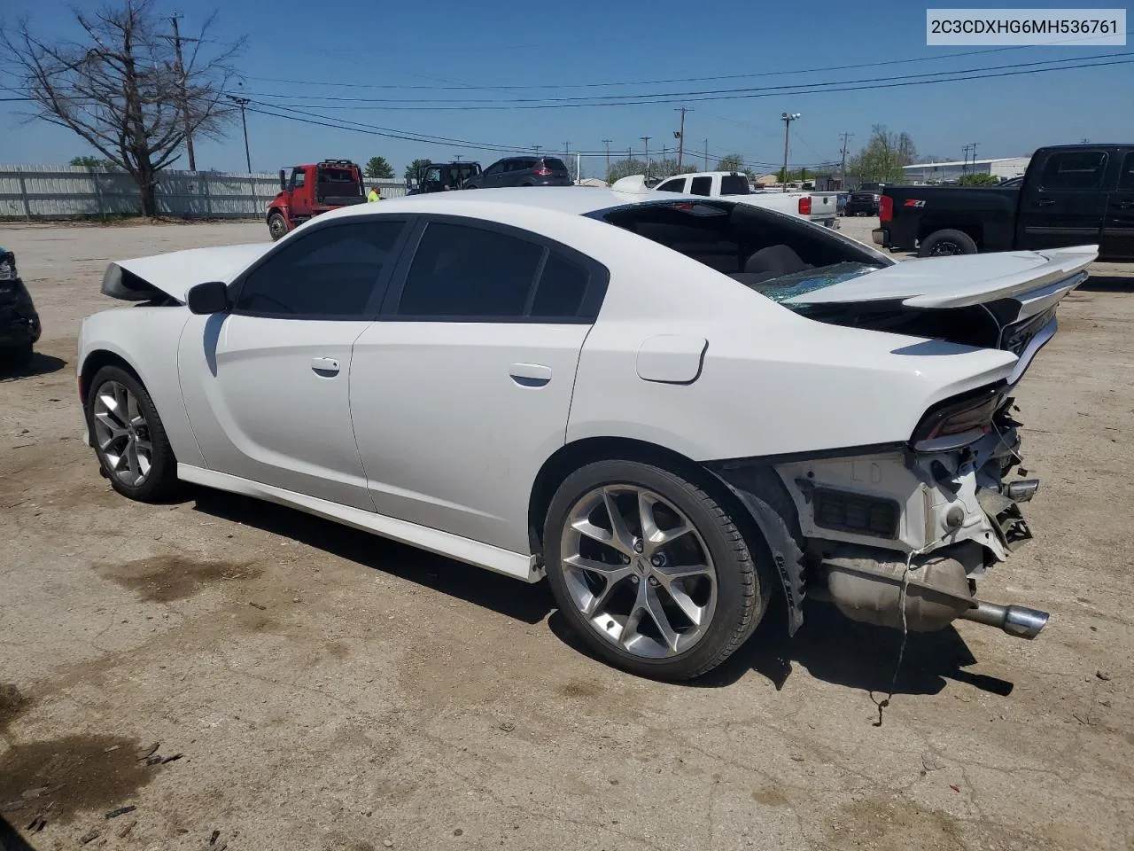 2021 Dodge Charger Gt VIN: 2C3CDXHG6MH536761 Lot: 51977904