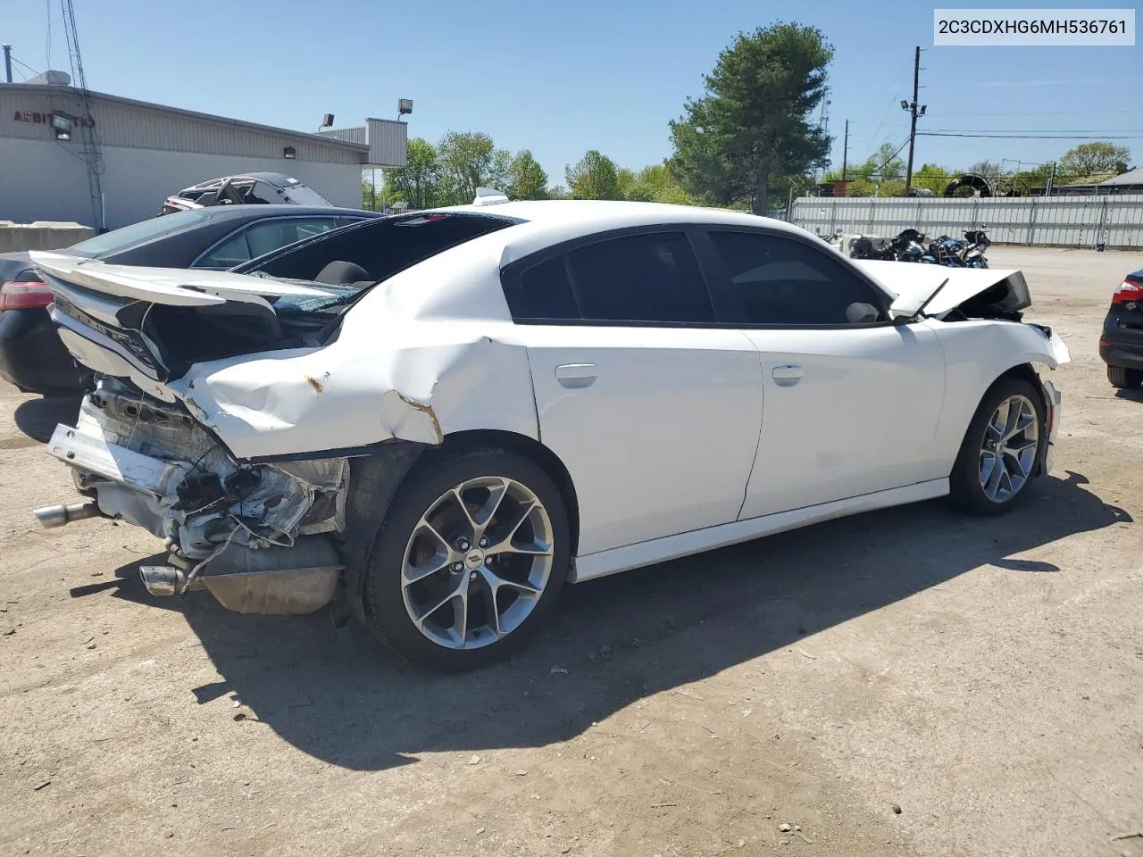 2021 Dodge Charger Gt VIN: 2C3CDXHG6MH536761 Lot: 51977904