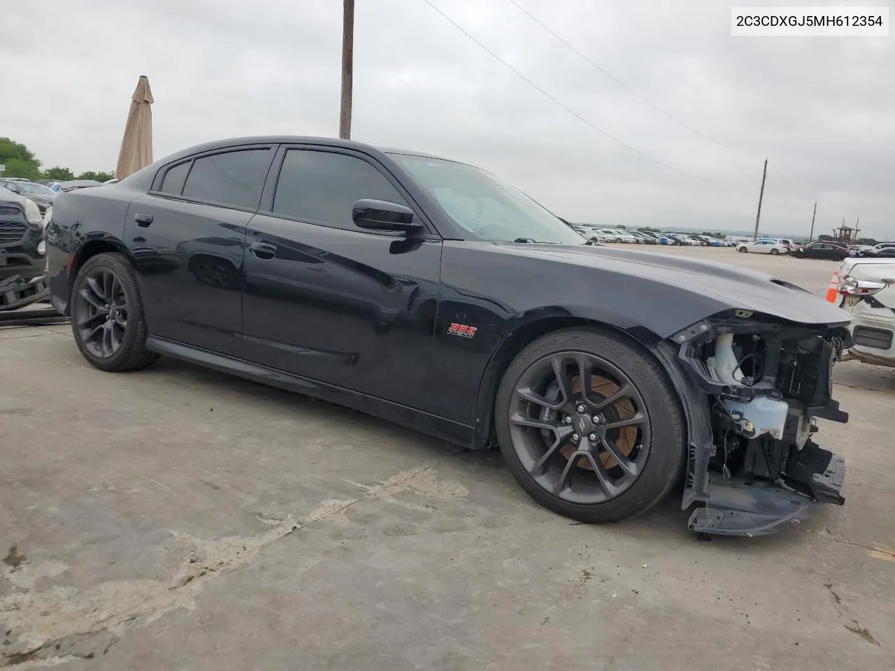 2021 Dodge Charger Scat Pack VIN: 2C3CDXGJ5MH612354 Lot: 53813534