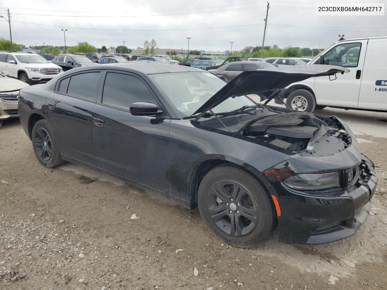 2021 Dodge Charger Sxt VIN: 2C3CDXBG6MH642717 Lot: 57538764