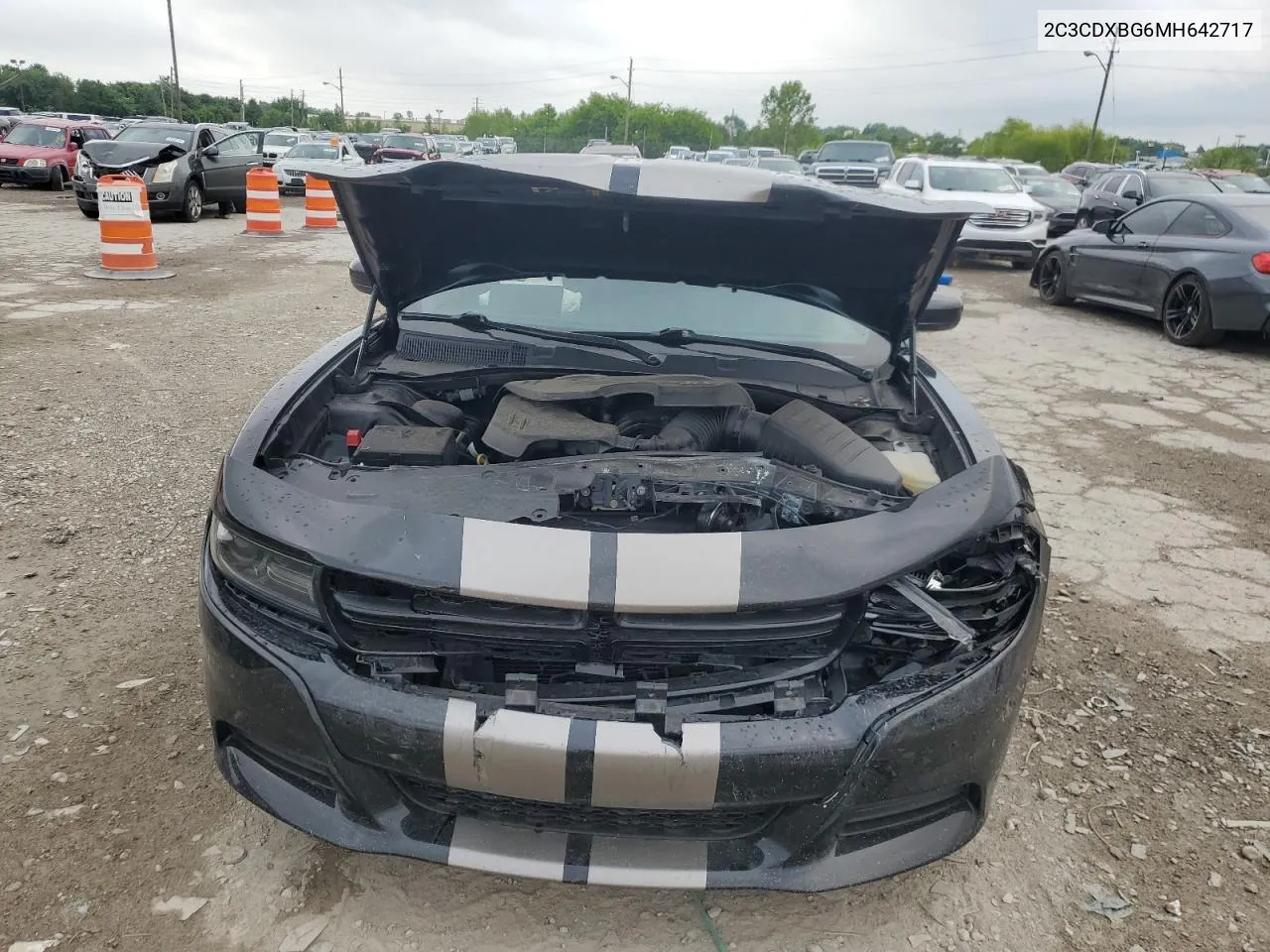 2021 Dodge Charger Sxt VIN: 2C3CDXBG6MH642717 Lot: 57538764