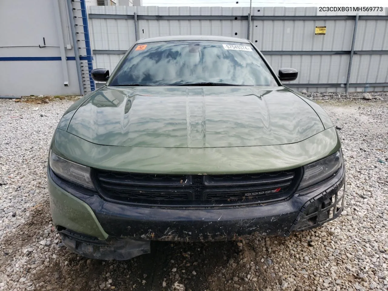 2021 Dodge Charger Sxt VIN: 2C3CDXBG1MH569773 Lot: 57549374