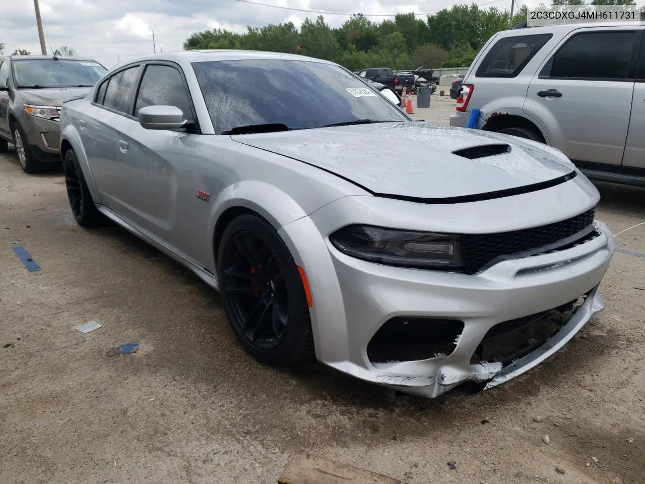 2021 Dodge Charger Scat Pack VIN: 2C3CDXGJ4MH611731 Lot: 57576234