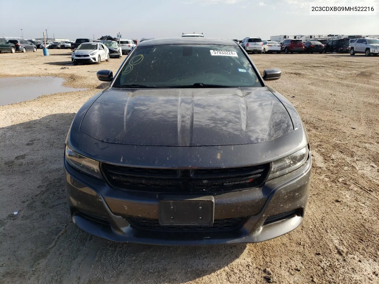 2021 Dodge Charger Sxt VIN: 2C3CDXBG9MH522216 Lot: 57933224