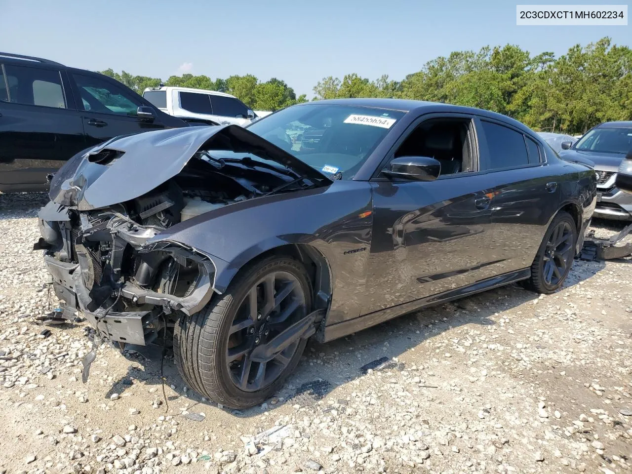 2021 Dodge Charger R/T VIN: 2C3CDXCT1MH602234 Lot: 58455654