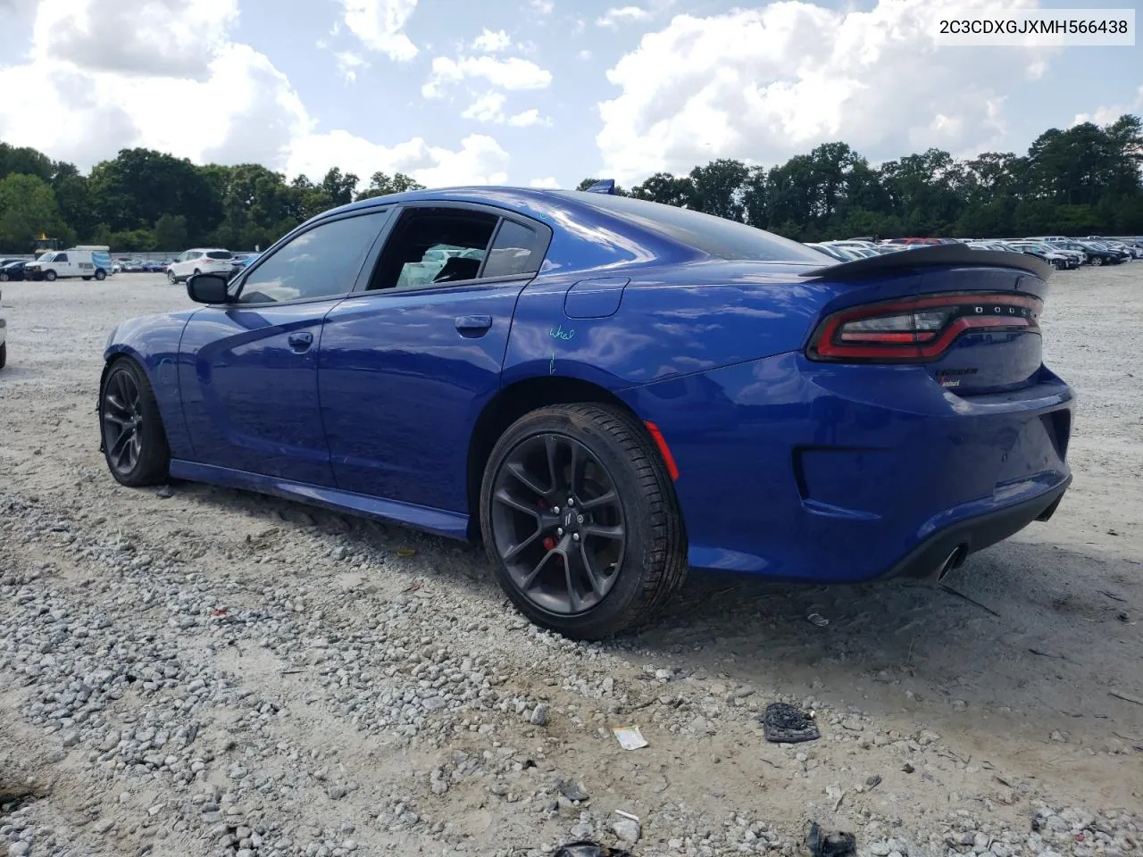 2021 Dodge Charger Scat Pack VIN: 2C3CDXGJXMH566438 Lot: 60939674