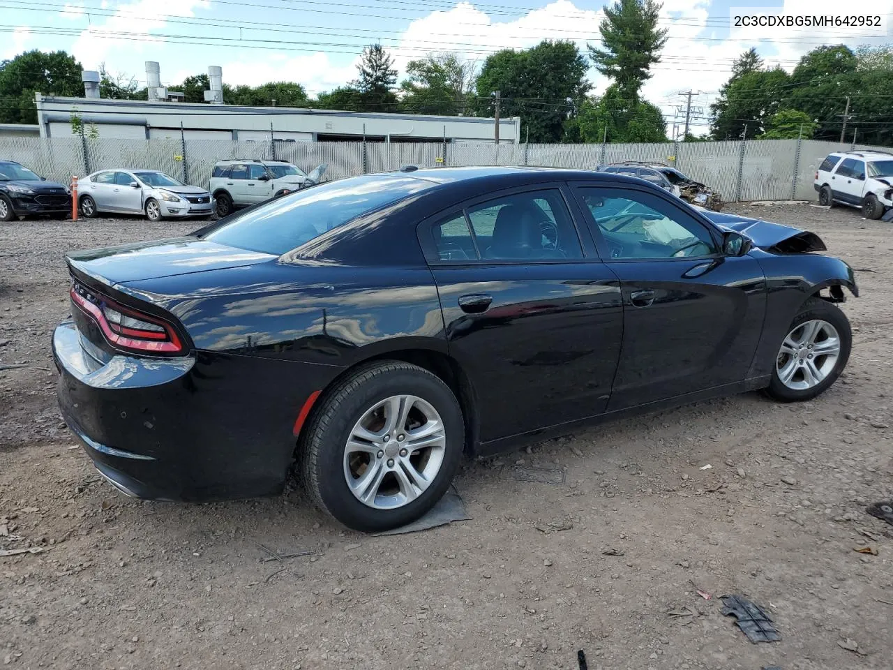 2021 Dodge Charger Sxt VIN: 2C3CDXBG5MH642952 Lot: 61040754